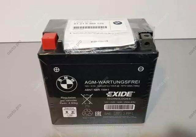 Batería 61218389125 BMW
