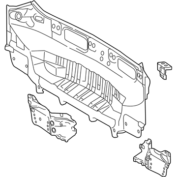 Panel trasero de maletero Lexus NX (AYZ1, ZGZ1, AGZ1)