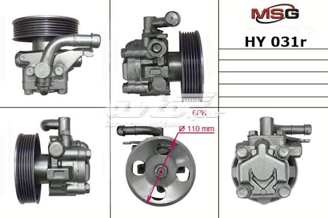 5711025301 Hyundai/Kia bomba hidráulica de dirección