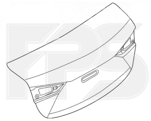 Tapa del maletero para Mazda 3 (BM, BN)