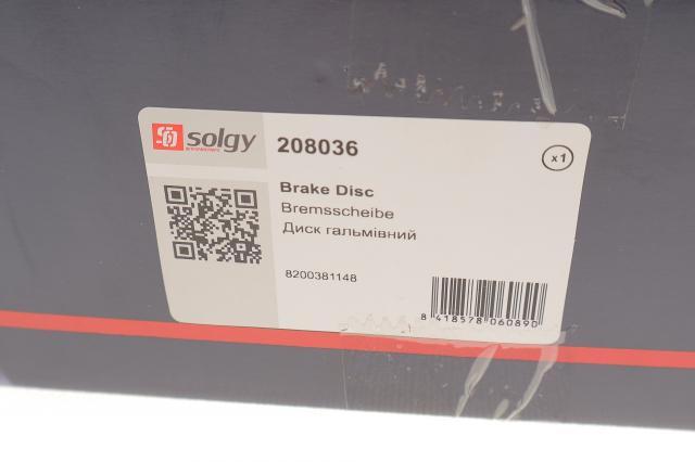 208036 Solgy Freno de disco trasero