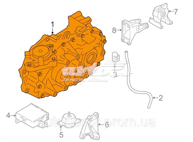 320B03NA0C Nissan transmisión automática completa