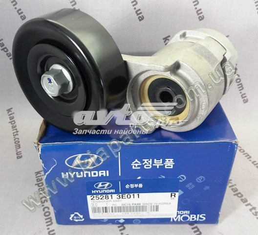 252813E011 Hyundai/Kia tensor de correa, correa poli v