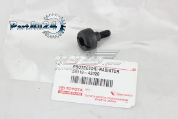 Clips de fijación para rejilla de radiador Toyota Corolla (E15)