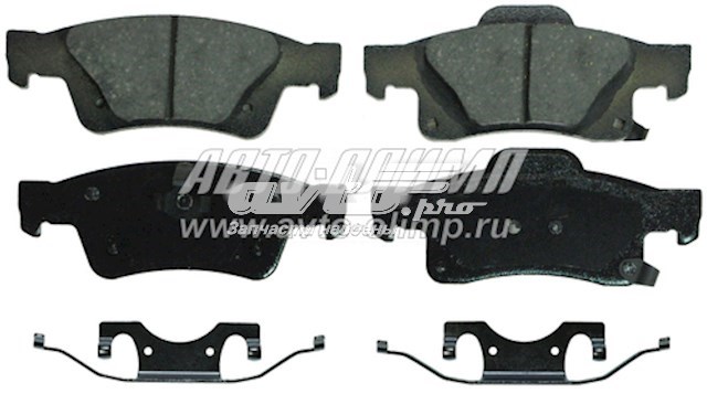 Pastillas de freno traseras ZD1498 Wagner