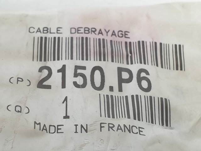 Cable de embrague 2150P6 Fiat/Alfa/Lancia
