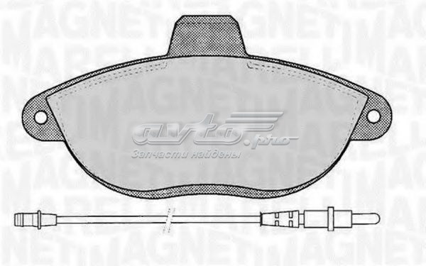 Pastillas de freno delanteras MAGNETI MARELLI 363916060192