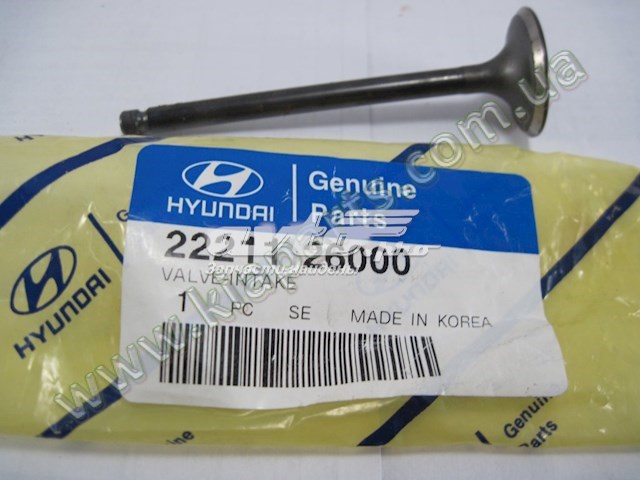 OK7500OE Hyundai/Kia válvula de admisión