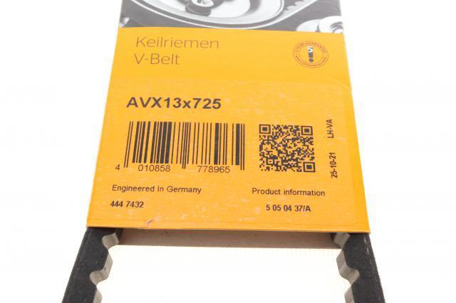 Comprar AVX13X725 Continental/Siemens Correa trapezoidal