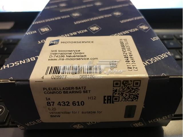 Juego de cojinetes de biela, cota de reparación (+0,25 mm) Kolbenschmidt 87432610 precio, desde 44,62 EUR