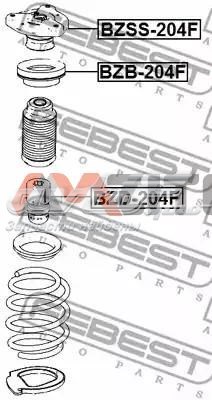 Almohadilla de tope, suspensión delantera Mercedes GLK (X204)