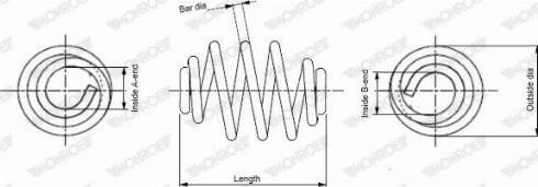 Muelle delantero Monroe SN3304 precio, desde 41,20 EUR