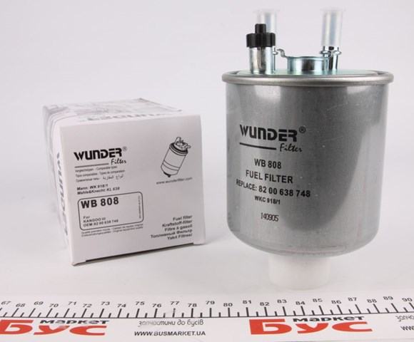 WB 808 Wunder filtro de combustible