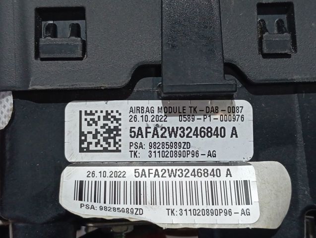 Comprar 98285989ZD Peugeot/Citroen Airbag lateral lado conductor