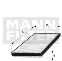 CUK3454 Mann-Filter filtro habitáculo