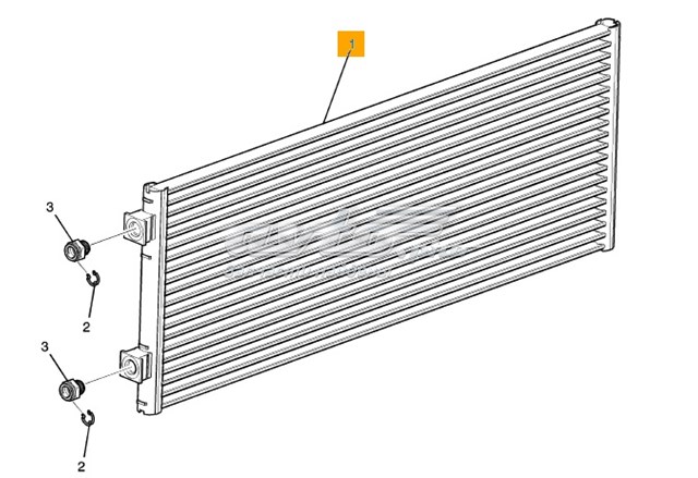 20925997 General Motors condensador aire acondicionado