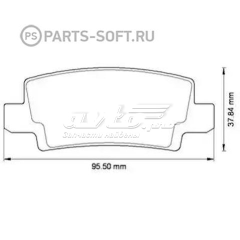 Pastillas de freno traseras BENDIX 572492J