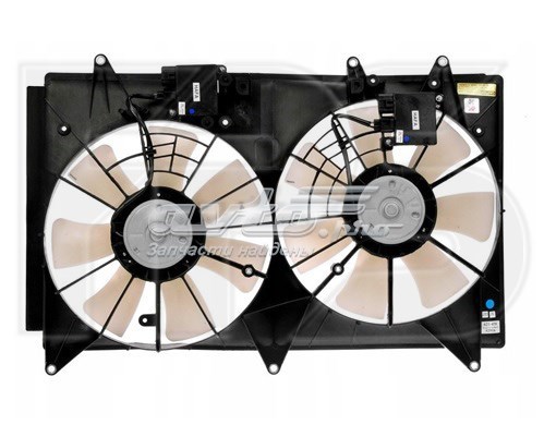 FP 4407 W01 FPS difusor de radiador, ventilador de refrigeración, condensador del aire acondicionado, completo con motor y rodete