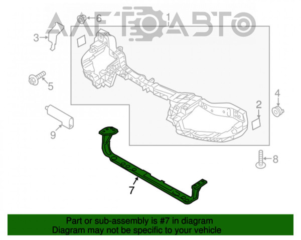 FP2813202P FPS Revestimiento frontal inferior