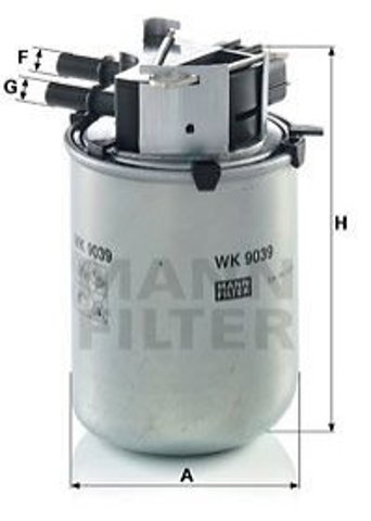 WK9039 Mann-Filter filtro combustible