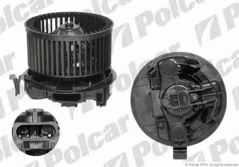 Ventilador habitáculo 6012NU2 Polcar