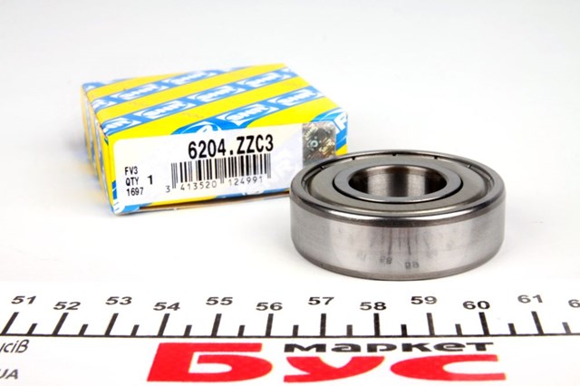 Rodamiento de arranque SNR 6204ZZC3