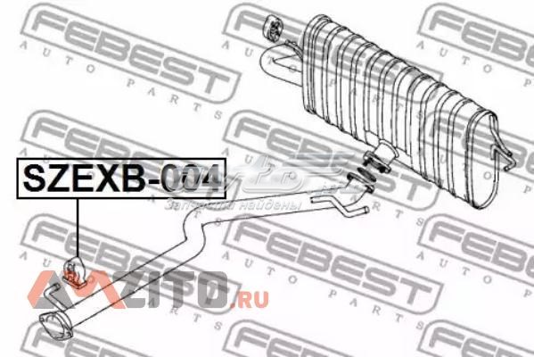 SZEXB-004 Febest soporte, silenciador