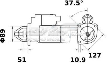 MS514 Mahle Original Arranque motores