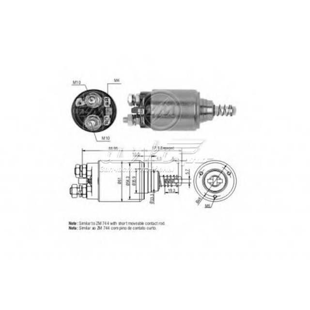 ZM544 ZM interruptor magnético, estárter