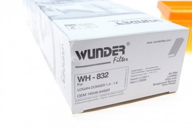 WH832 Wunder Filtro de aire de motor