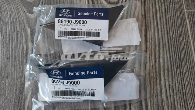 Moldura de la puerta delantera derecha HYUNDAI 86190J9000