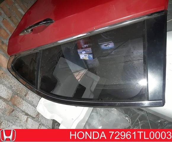 72961TL0003 Honda moldura de puerta trasera izquierda superior