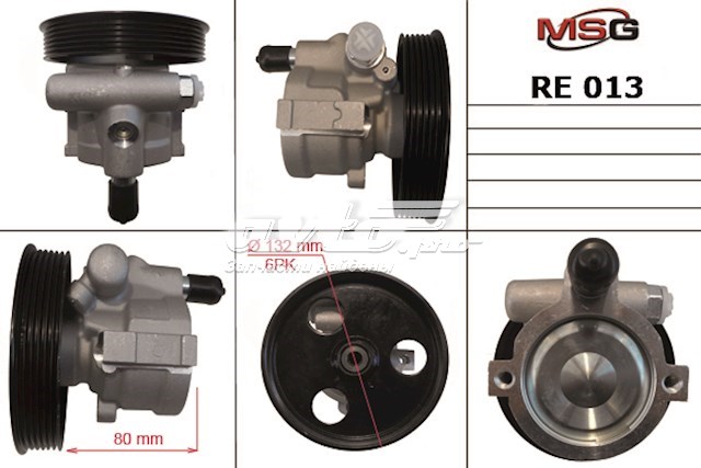 491106541R Renault (RVI) bomba hidráulica de dirección