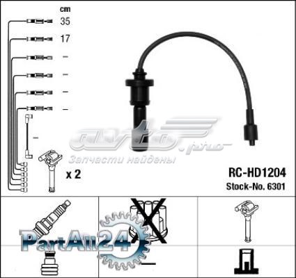RC-HD1204 NGK cables de bujías