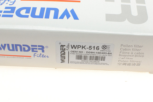 Comprar WPK516 Wunder Filtro de aire del habitáculo