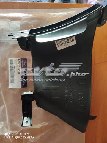 Deflector izquierdo del parachoques delantero 86567F2000 Hyundai/Kia