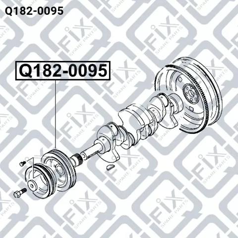 Polea de cigüeñal Q1820095 Q-fix