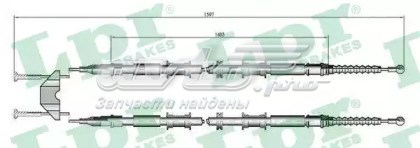 C0549B LPR cable de freno de mano trasero derecho/izquierdo