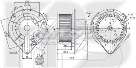 Ventilador interior FPS FP12W0193