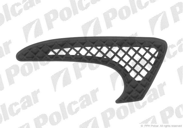 Rejilla de ventilación, parachoques trasero POLCAR 3022968