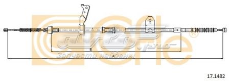 17.1482 Cofle cable de freno de mano trasero izquierdo