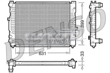 Radiador refrigeración del motor NPS DRM32029