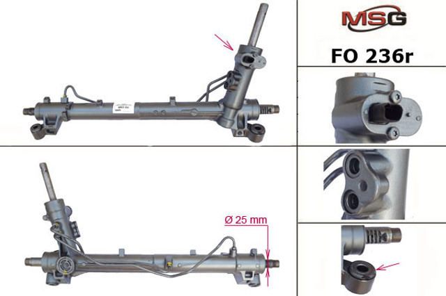 Cremallera de dirección FO236R MSG Rebuilding