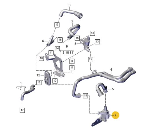 8R0819025J Porsche