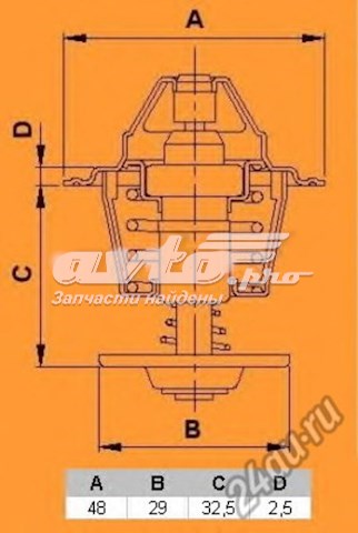 Termostato, refrigerante MASUMA WV48B82