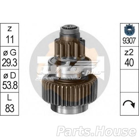 ZN0750 ZEN bendix, motor de arranque