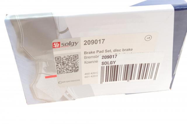 Pastillas freno delanteras Solgy 209017 precio, desde 20,06 EUR