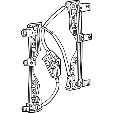 Mecanismo alzacristales, puerta delantera izquierda Jeep Compass (MP)