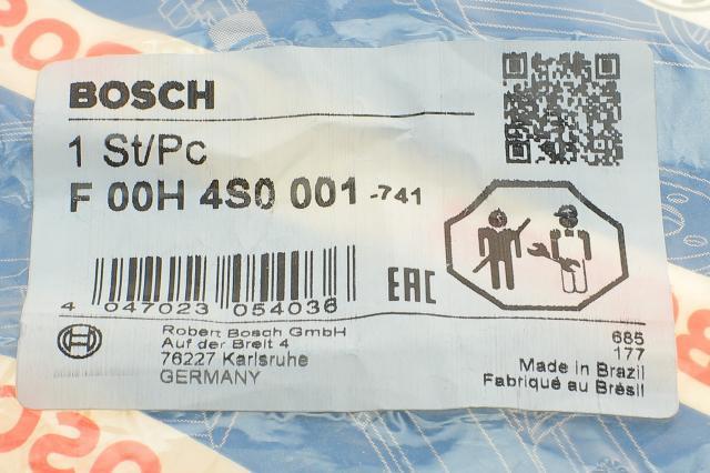 F00H4S0001 Bosch Inyector de combustible