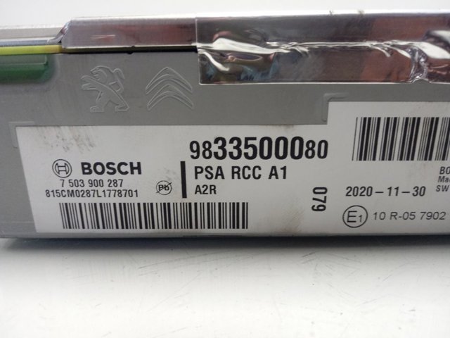 9833500080 Peugeot/Citroen 